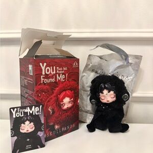 Skullpanda Darkness Vinyl Face Plush Pendant